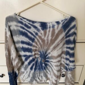 Chic Tie-Dye Knit Sweater